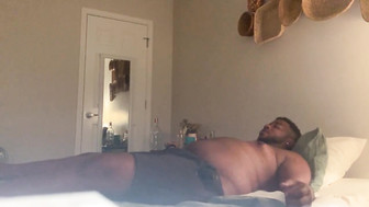 White girlfriend riding boyfriend