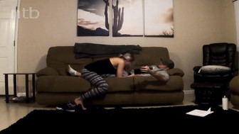 Cuckold blond housewife was soo incredibly wet