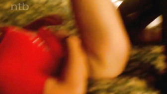 Cuckold white wife enjoys fucking that hung black stud while hubby was helping