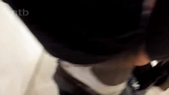 White MILF was being fucked two hung black bulls in front of her man