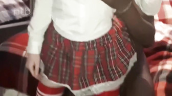 Hung black stud fucks and impregnates that horny teen white chick