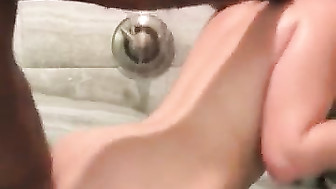 Huge Ass Stuffed By Bbc In The Shower