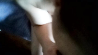 Stacey sucking Black cock