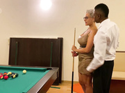 Endowed black bull fucks white MILF and cums in her mouth