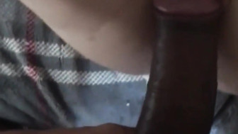 Hung black stud bangs that tight white pussy hard and bareback