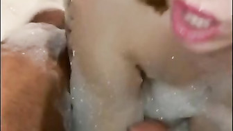 Hot PAWG gives a Romantic Blowjob