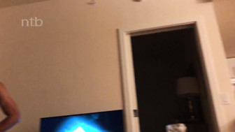 Thick white girl getting fucked in threesome