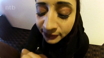 Endowed black stud fuck all her holes and fills her ass with his thick cum