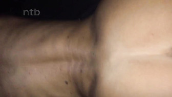 Hung black stud creampied her after bareback banging