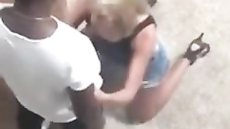 Gorgeous Blonde Hotwife Shared With Black Bull