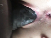 Bareback black banging