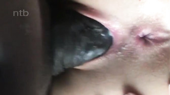 Bareback black banging