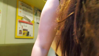 Thick redhead teen gets fucked by black guy