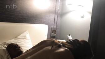 Cuckold white MILF sucks and fucks that big and this black cock bareback