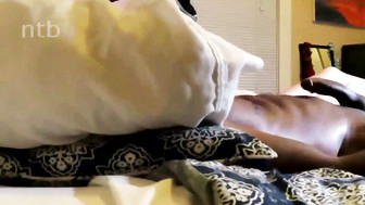 Endowed black stud bangs white wife bareback and fills her with that creamy jizz