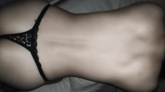 Asia wife g string doggy sex