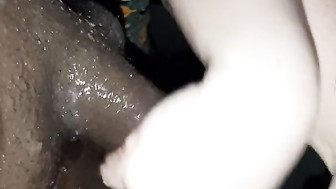 Sloppy deepthroat BBC sucking