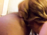 Cuckold white wife couldn't stop sucking and fucking that thick black dick