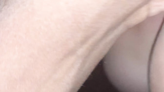 She swallows the dick whenever she's ready