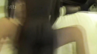 Naughty white wife gets her first black gangbang