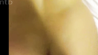 Hung black stud fucks beautiful cuckold white wife and stretches her bald pussy