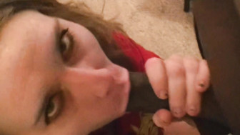 Thick white girl made breakfast and then gets fucked by black bull