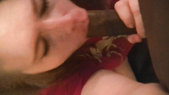 Thick white girl made breakfast and then gets fucked by black bull