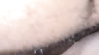 White girl gets fucked hard by black cock