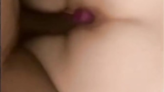 Sexy blonde begs her black lover to fuck her good