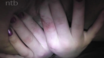 Hung black stud fills that wet white pussy after hard and bareback fucking