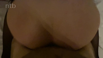 Hard and intense threesome with two hung black lovers and with hubby