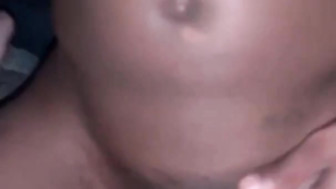 PAWG squirts all over black cock