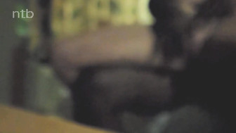 Cuckold blond gets messy creampie on her face after fucking that BBC bareback