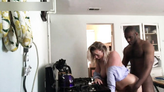 Horny blonde gets fucked