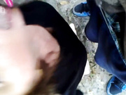 Hot outdoor sex with Big black cock