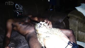 Hung black bull fucked that white ass and left one of dirtiest anal creampies ever