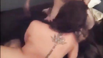 Hot wife double teamed