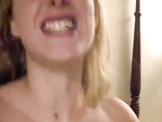 Blonde Cuckolding Hotwife Fucked And Creampied By Three BBC