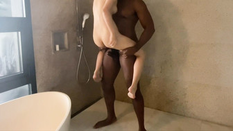 Korean wife smashed by black stud