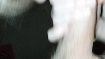 Taking my friend's nut in her mouth