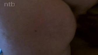 MILF loved that feeling of warm creampie inside her bald pussy