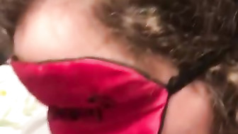 Sloppy deepthroat oral pleasure