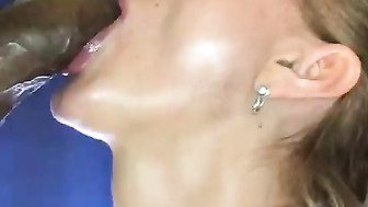 She look really pretty sucking this bbc