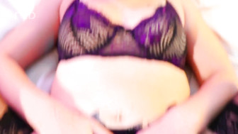 Hot sexy blonde takes black dick