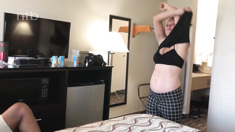 Cuckold white wife was shocked and surprised when black bull lost his condom