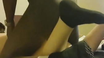 Juicy PAWG taking Black cock