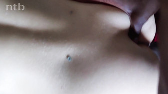 Cuckold white gets her firm ass fucked and creamed by hung black lovers