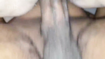 Chubby redhead milf gets black bull's messy creampie in her tight ass