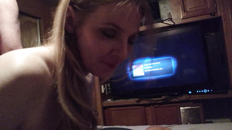 My gf sucking my black friends dick, he cums in her mouth twice.