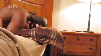 Cuckold white wife sucks and fucks her biggest and thickest black cock so far